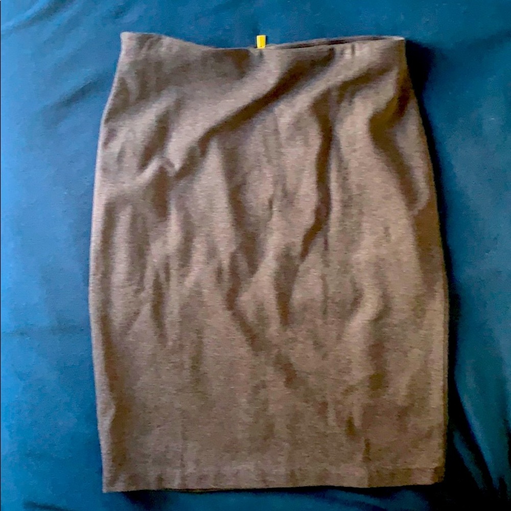 Brown philosophy pencil skirt